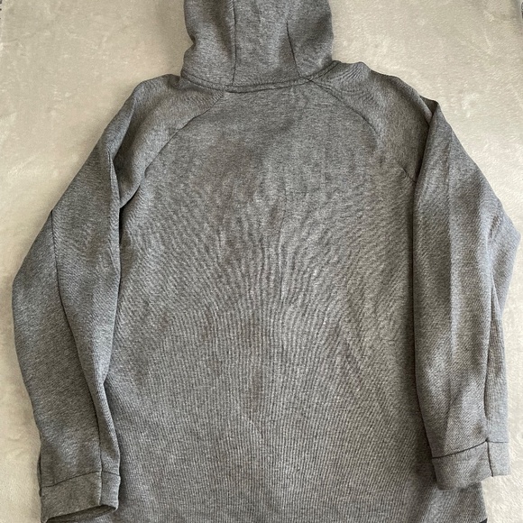 Nike Tech Fleece Windrunner Mens Full Zip Hoodie Sz XL Heather Gray 805144-091 - Picture 10 of 12